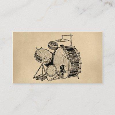 Vintage Drum Kit Drums