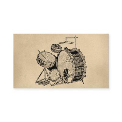 Vintage Drum Kit Drums