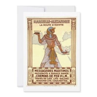 Vintage Egypt Travel Greeting Card
