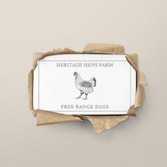 Vintage Farmhouse Chicken Eggs QR Code