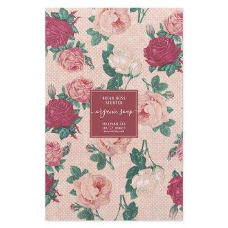 Vintage Floral Organic Soap Wrapper