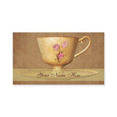 Vintage Floral Tea Cup Art