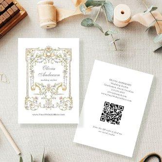 Vintage Garden | Colorful and Luxe with QR Code