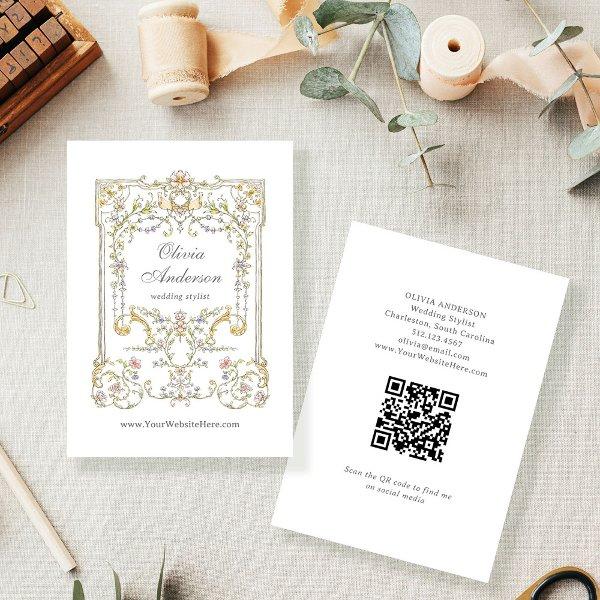 Vintage Garden | Colorful and Luxe with QR Code