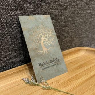 Vintage Gold Tree Wellness & Spa Therapy Bronze