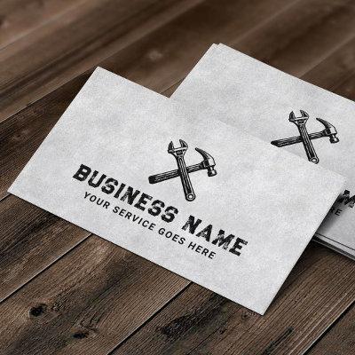 Vintage Hammer & Wrench Handyman Repair Service