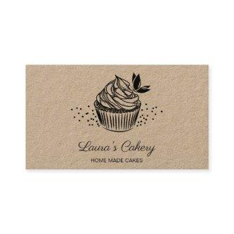 Vintage Hand Drawn Cupcake Bakery