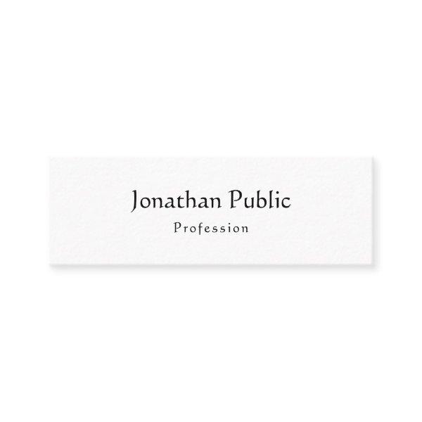 Vintage Handwritten Classic Old Text Template Mini