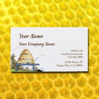 Vintage Honey Bees and Hive Custom