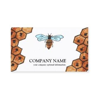 Vintage Honeycomb Bee BeeKeeper Honey Apairist Bus