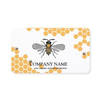 Vintage Honeycomb Bee BeeKeeper Honey Apairist