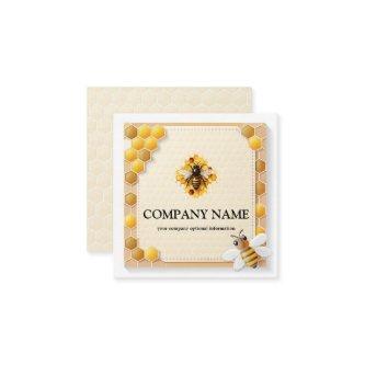 Vintage Honeycomb Bee BeeKeeper Honey Apairist Square