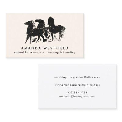 Vintage Horse Sketch Equestrian