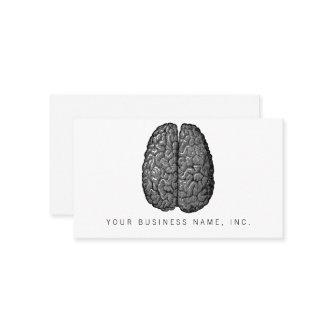 Vintage Human Brain Illustration