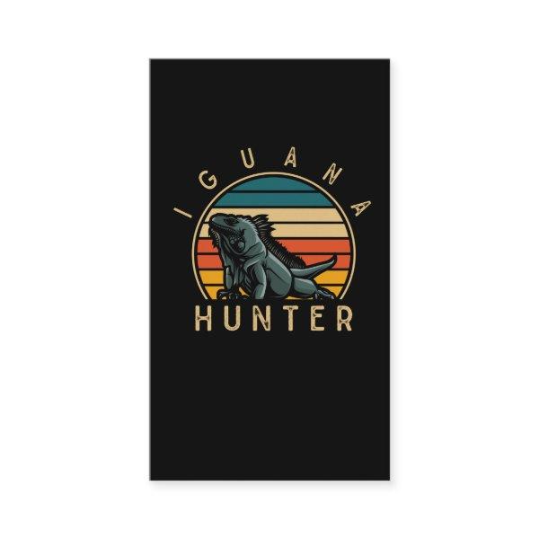 Vintage Iguana Hunter Funny Reptile Lover