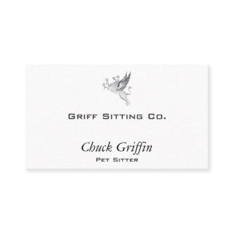 Vintage Letter Press Griffin Line Art