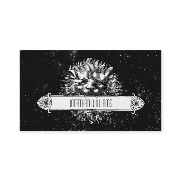 Vintage Lion Black & White Unique