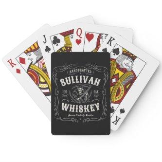 Vintage Liquor ADD NAME Old Grim Reaper Whiskey   Poker Cards