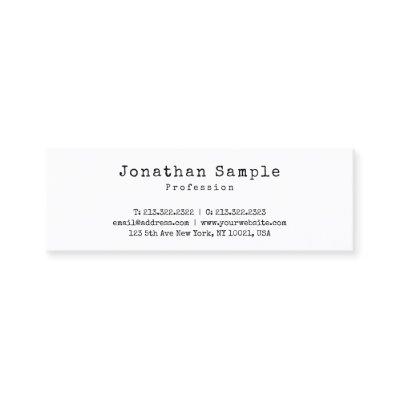 Vintage Look Design Minimalist Plain Trendy Retro Mini