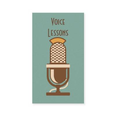 Vintage Microphone Retro Style