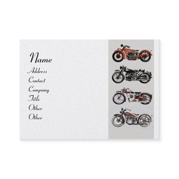 VINTAGE MOTORCYCLES Red Black Grey