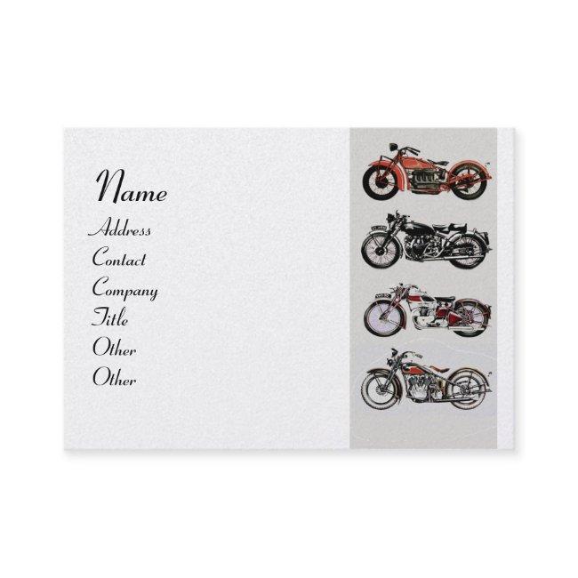 VINTAGE MOTORCYCLES Red Black Grey