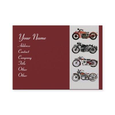 VINTAGE MOTORCYCLES red black grey