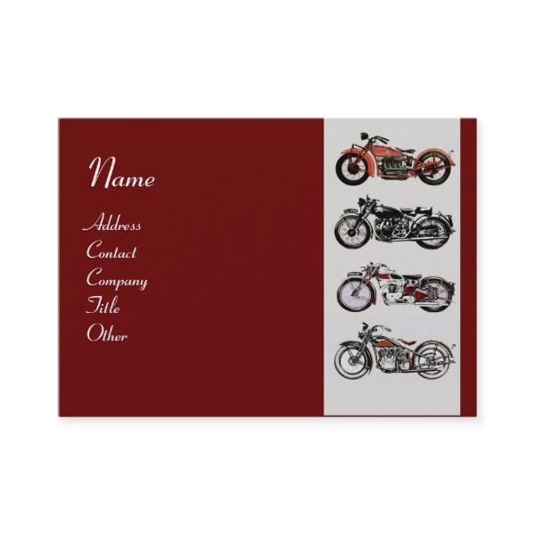 VINTAGE MOTORCYCLES red white grey
