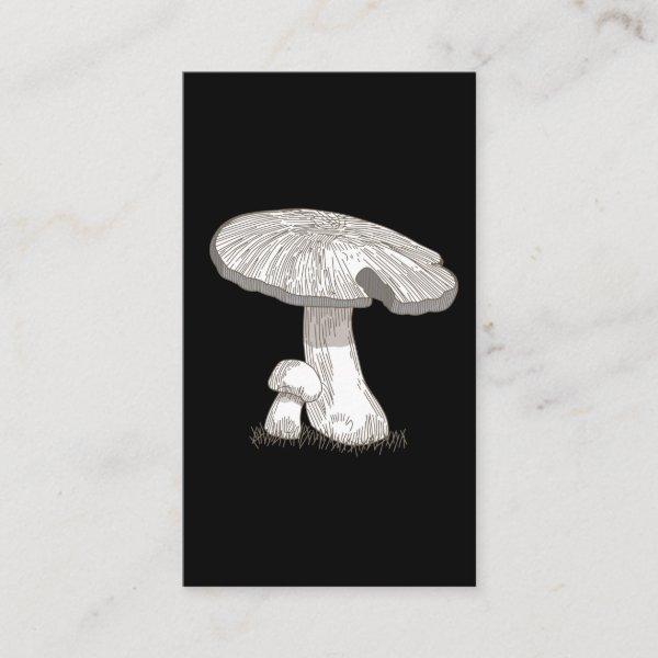 Vintage Mushroom Fungi Nature Art