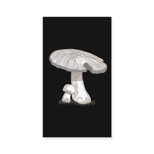 Vintage Mushroom Fungi Nature Art