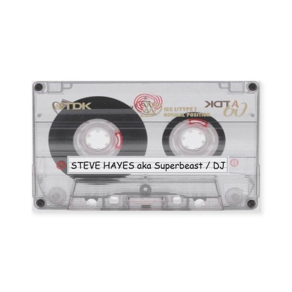 Vintage Music Cassette Tape Look