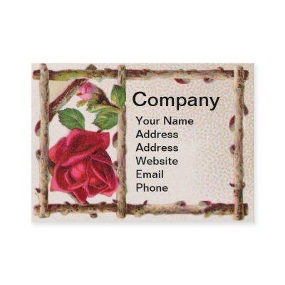 Vintage old rose rustic Victorian Antique