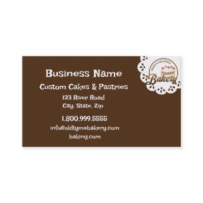 Vintage Old Tyme Bakery Baking Logo