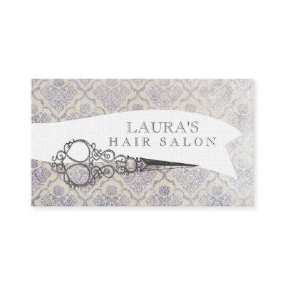 Vintage Ornate Scissors Hair Salon