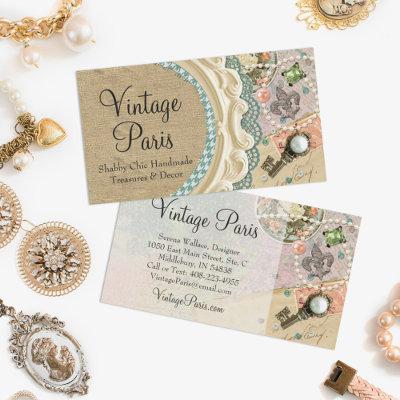 Vintage Paris Shabby Chic French Jewelry Boutique