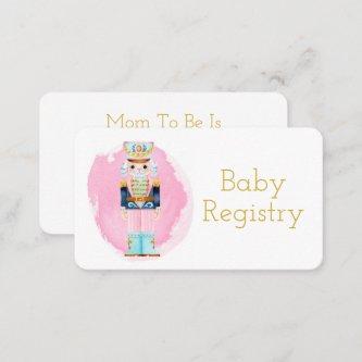 Vintage Pastel Nutcracker Baby Registry