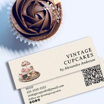 Vintage Patisserie Sweets Pastry Chef Mini
