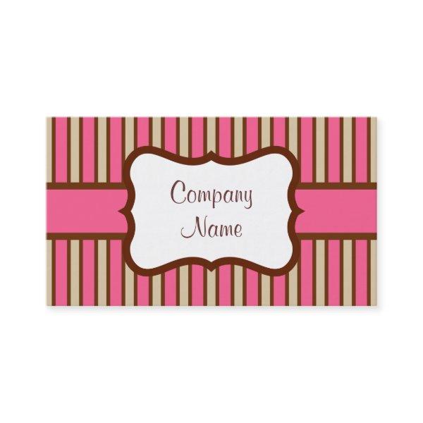 Vintage Pink Candy Stripes