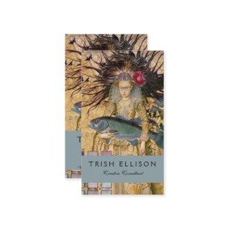 Vintage Pisces Woman Gothic Classic