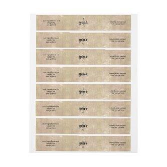 Vintage Plaster Wrap Around Soap Bar Label