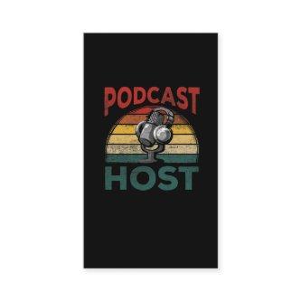 Vintage Podcast Host Podcasting Streaming Hosting