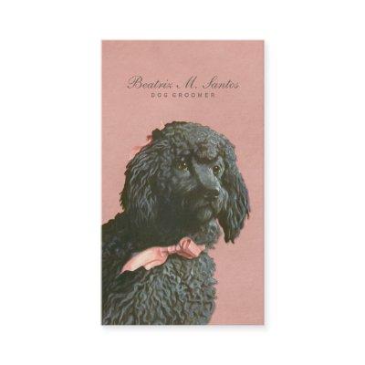 Vintage Poodle Dog Grooming Cool Animal Elegant