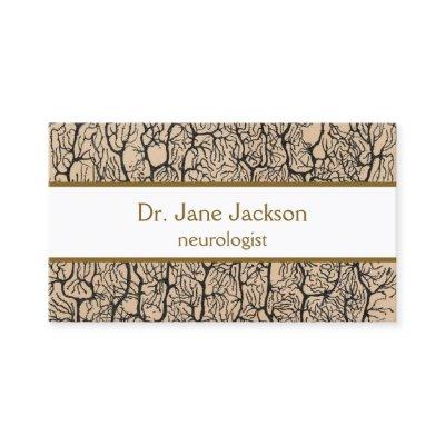 Vintage Purkinje Neuron Drawing Neurologist Doctor