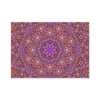 Vintage Purple Tile Pattern Kaleidoscope