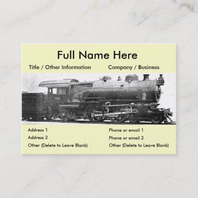 Vintage Railroad Photograph Bookmark
