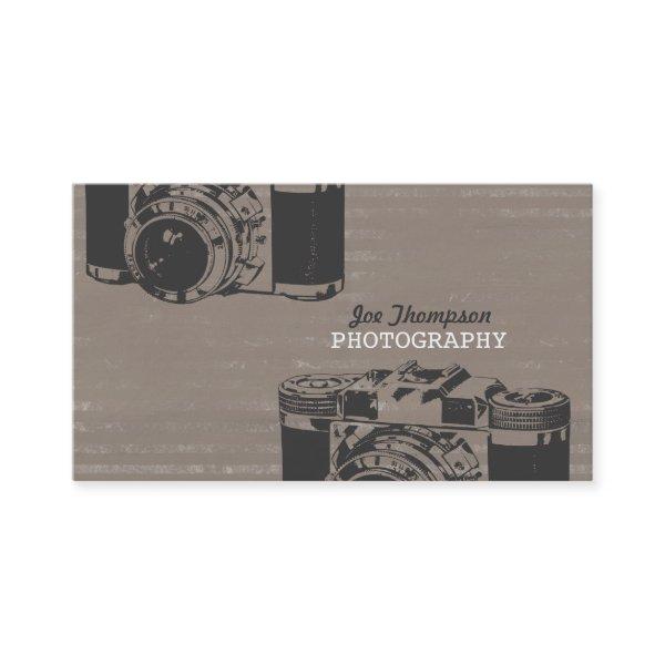 Vintage Retro Camera Professional Photographer