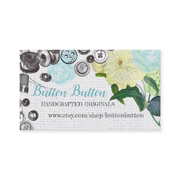 Vintage sewing notions seamstress