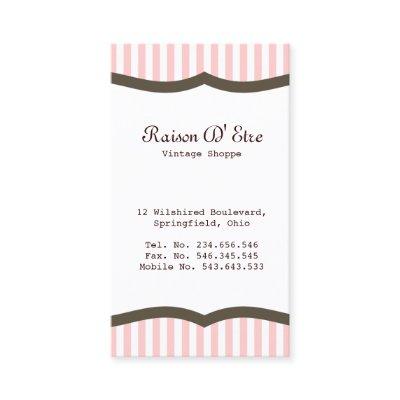 Vintage Shop Pink Stripe
