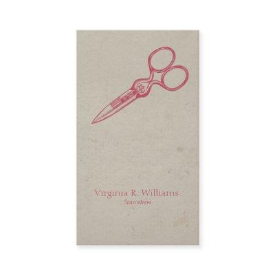 Vintage Sissors Seamstress Fashion