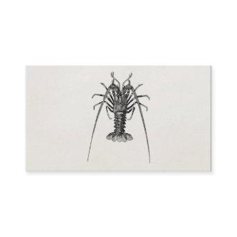 Vintage Spiny Lobster Personalized Template